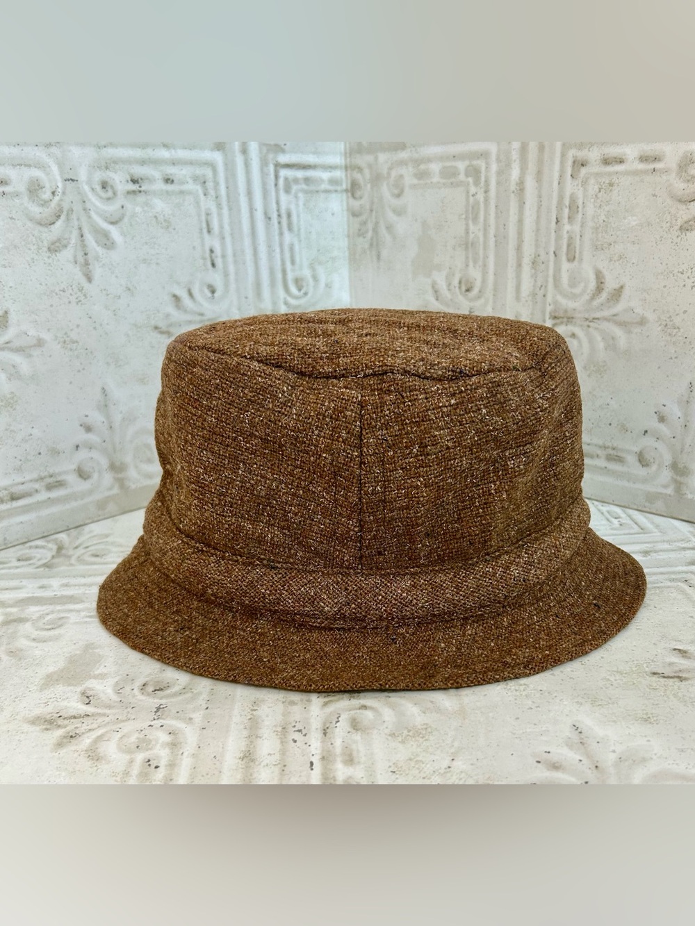 Vintage LL Bean David Hanna & Sons Irish Tweed Wool Bucket Hat Donegal Town